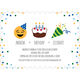 Blue Emoji Birthday + Celebrate Invitations Image 5 of 5